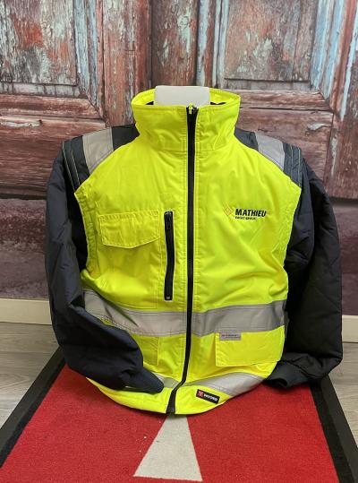 Veste fluorescente professionnelle